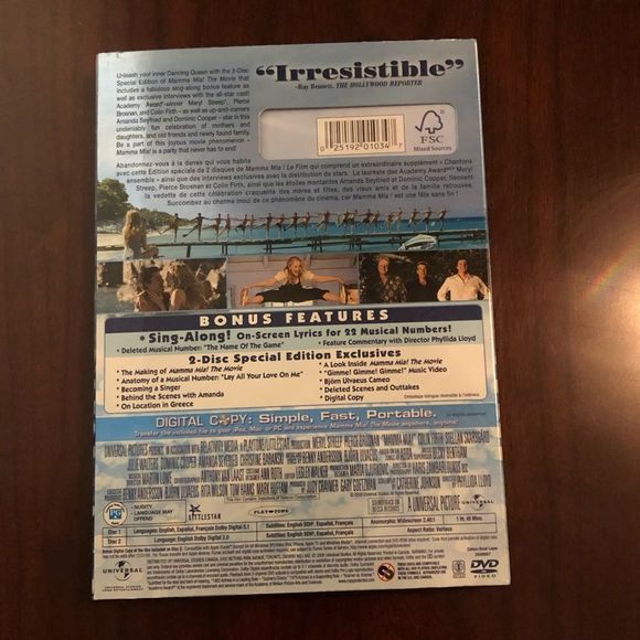 Mamma Mia! DVD 2-Disc Special Sing-Along Edition‎ Wide Screen NWT immacul… - Picture 5 of 5